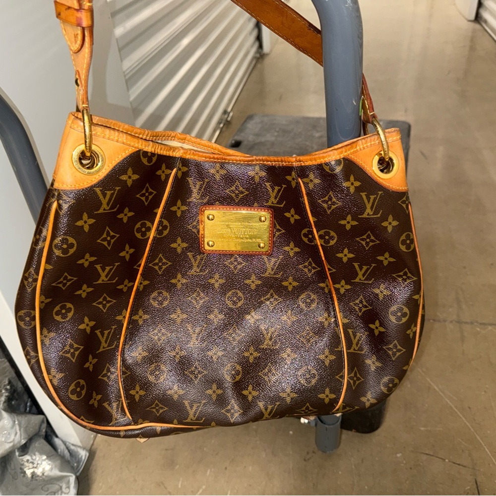 Louis Vuitton Monogram Brown and Gold Shoulder Bag